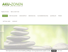 Tablet Screenshot of aku-zonen.dk